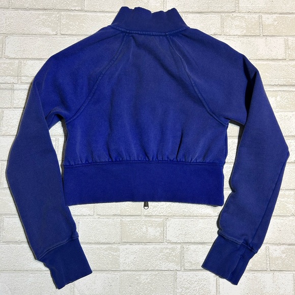 Free People 2 Piece Sweatsuit Blue Zip-Up Hoodie and Joggers Set - Picture 3 of 10